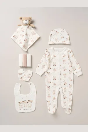 Rock-a-bye Baby Boutique Yellow 8-Piece All-In-One Baby Gift Set50cm