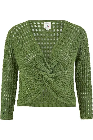 Yumi Hæklet 100% Bomuld Twisted Bolero Topsmall