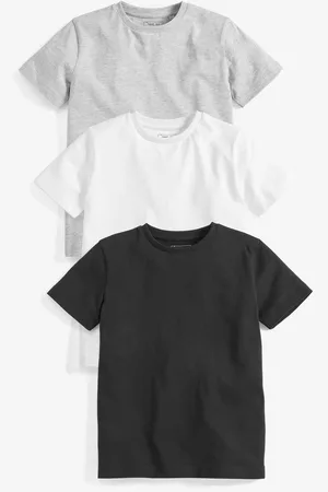 Next 100% Bomuld Kortærmet T-shirt 3 Pakke (3-16år)14 år (164cm)
