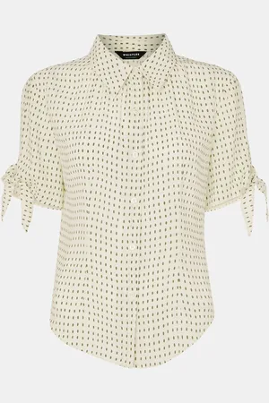 Whistles Oval Prikker Slips Sleeve Skjorter42