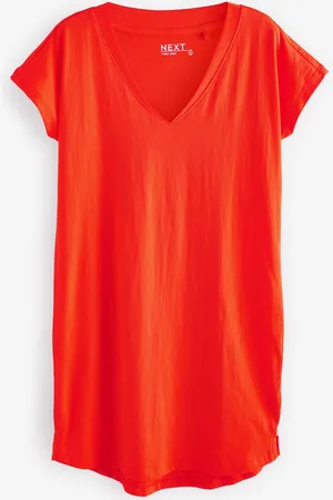 Next 100% Cotton Cap Sleeve V-Neck Mini DressM