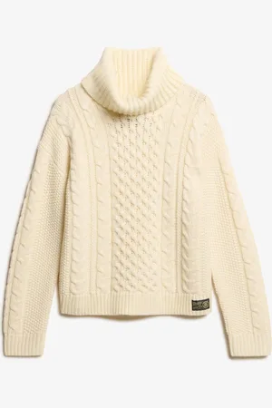 Superdry Cable Rullekrave Trøje38