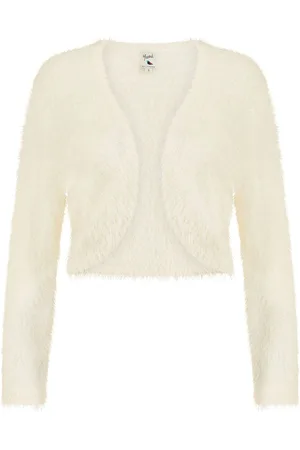 Yumi Eyelash Knit BoleroM