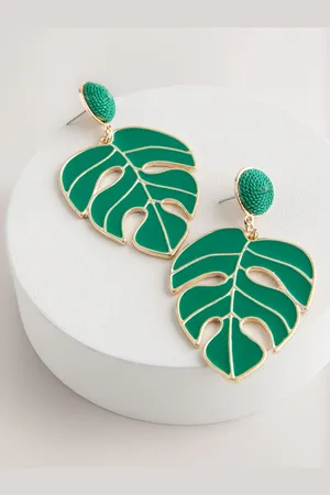 Next Palm Leaf Statement Earringsen