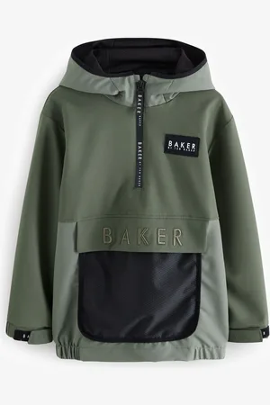 Ted Baker Khaki Green Half Zip Jacket12 år (152cm)