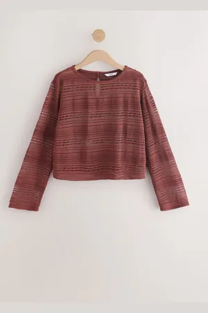 Next Crochet Lightweight Long Sleeve TopXXL almindelig