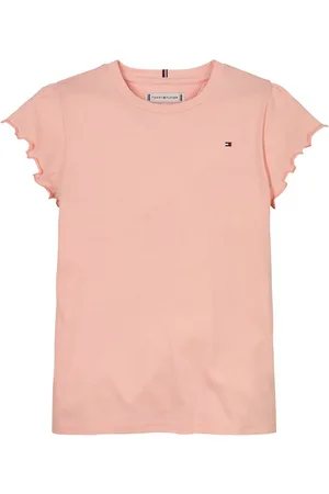 Tommy Hilfiger Slim Ruffle Short Sleeve Top152158cm