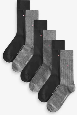 Tommy Hilfiger Herre Grå Sokker 6 Pakke