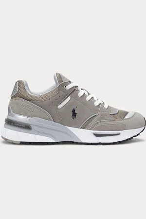 Ralph Lauren Trackster 250 Suede Mesh Sporty Trainersuk12eu47