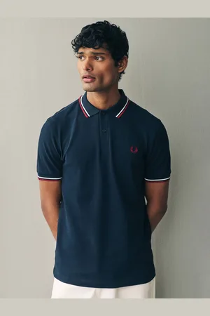 Fred Perry Herre Twin Tipped 100% Cotton Polo-skjorterXL
