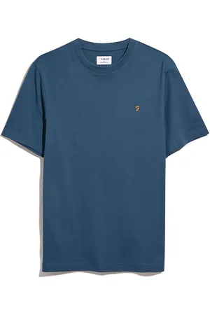 Farah Blue Danny Short Sleeve T-ShirtS