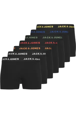 JACK & JONES Logo Black Boxers 7 Pack12 år (152cm)