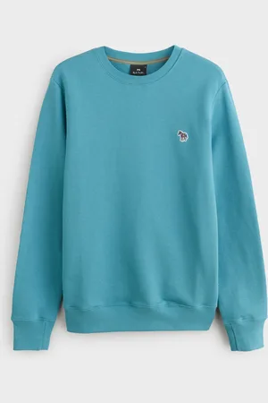 Paul Smith Regular-Fit Blue Logo 100% Organic Cotton Sweatshirtxlarge