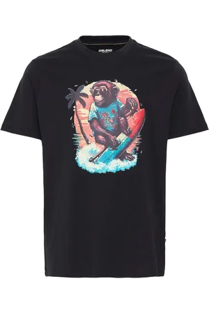 Blend Surfer Printed Short Sleeve 100% Cotton T-Shirtxlarge