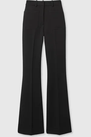 Reiss Priya Twill High-Rise Flared Bukser
