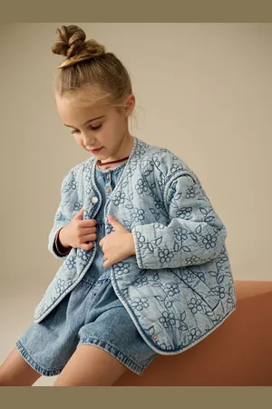 Next Denim Flower Quilt Jacket (3-16yrs)152158cm