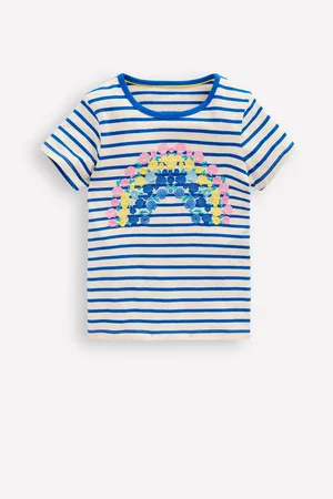 Boden 100% Cotton Short Sleeve Appliqué T-Shirt110116cm