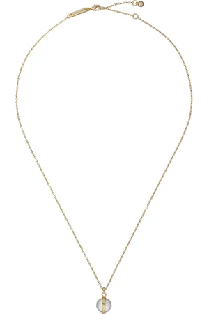 Ted Baker PERRETI: Logo Pearl Pendant NecklaceEn