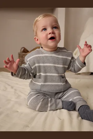 Next Baby 100% Bomuld Top Og Leggings Sæt6874cm
