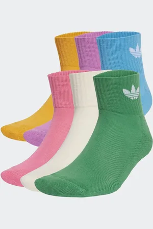 adidas Mid Ankle Socks 3 PackUK 4.5 - 5.5
