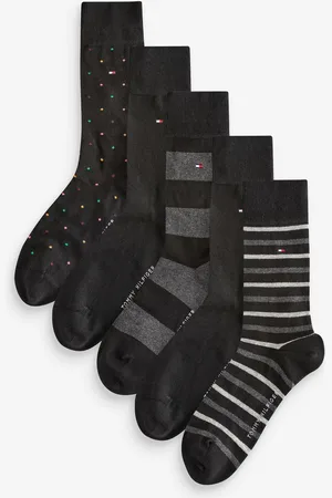 Tommy Hilfiger Mens Blå Sokker 5 Pakke