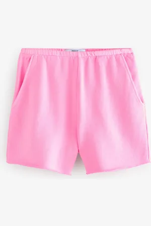 Next Raw Hem Detail Washed 100% Cotton Jersey ShortsXS