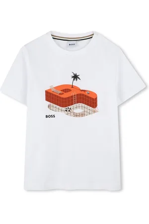 HUGO BOSS Logo Vehicle Graphic Short Sleeve T-Shirt8 år ( 128 cm)