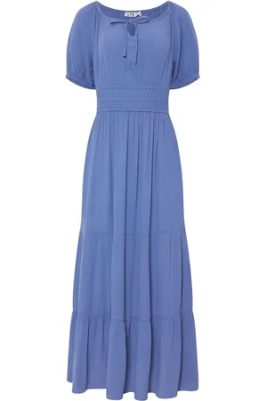 Long Tall Sally Boho Tiered Kjole18 Høj