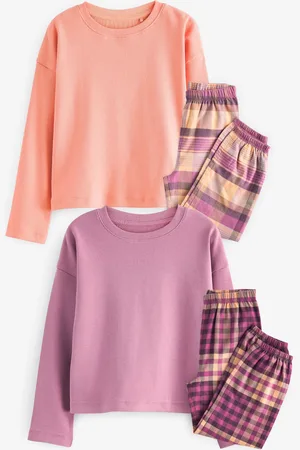Next Vævet ternet pyjamas 2 -pakke (3-16år)11 år (146cm)
