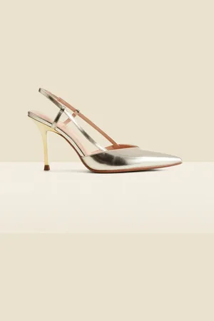 Sosandar Flared hæle Slingback Courtsko