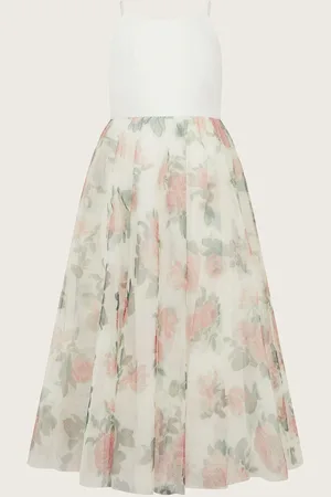 Monsoon Alice Rose Print Maxi Dress10 år (140cm)