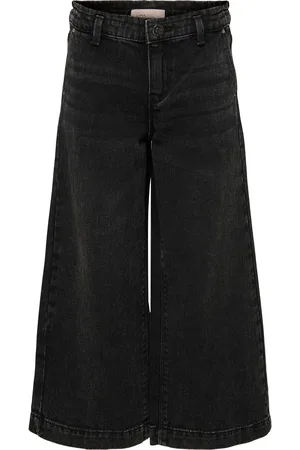 ONLY Brede bukseben Afkortet Jeans9 år (134cm)
