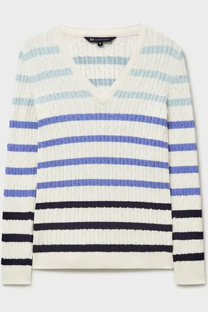 J.Crew Company Heritage Cable V-Neck Jumper40