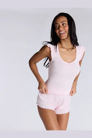 Boux Avenue Pointelle Frill Short Pyjamas Set36