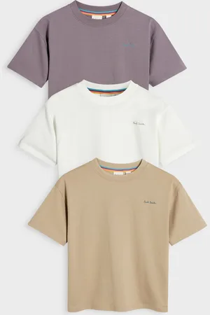 Paul Smith Drenge Signature 100% Bomuld T-shirt 3 Pakke8 år ( 128 cm)