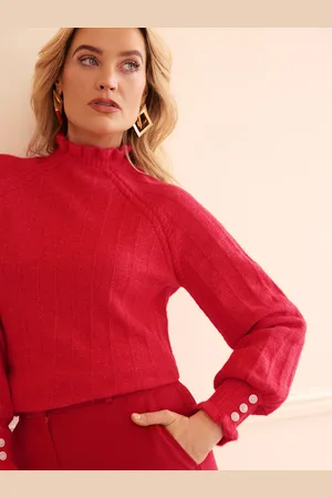 Love & Roses Cosy Ruffle Long Sleeve Jumper46