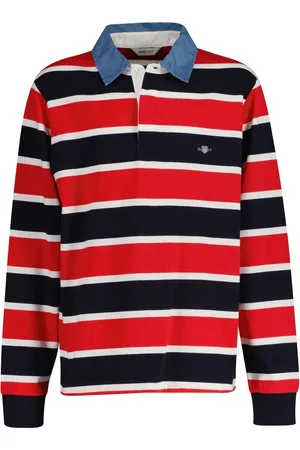 GANT Striped 100% Cotton Polo Shirt16 år (176cm)