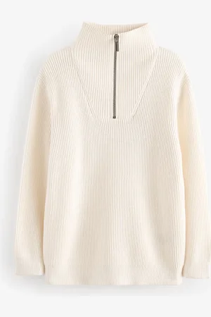 Next Knitted Quarter Zip Jumper (3-16yrs)11 år (146cm)