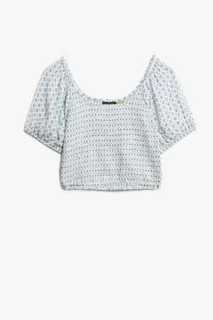Superdry Smocked Woven Top34
