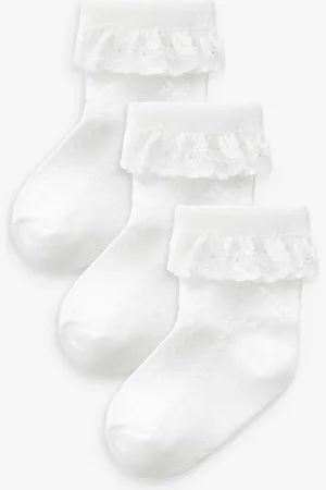 Next Lace Baby Sokker 3 Pakke3 - 6 måneder (62 - 68cm)