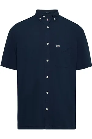 Tommy Hilfiger Normal pasform Seersucker Kortærmet 100% Bomuld SkjorterSmall
