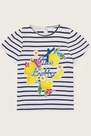Monsoon Ciao Bella Stripe T-Shirt146152cm