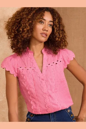 Love & Roses Ric Rac Short Sleeve 100% Cotton Top40