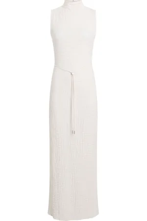 Calvin Klein Crinkle Jersey Ankle Dressmedium