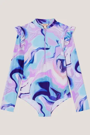 Monsoon Marble UPF 50+ Long Sleeve Swimsuit134140cm