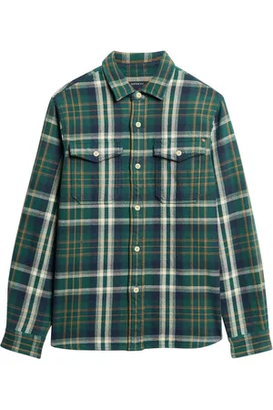 Superdry Oversized The Merchant Store Heavy Checked Shirtxlarge