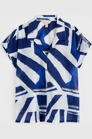 Seasalt Cornwall Deep Lane Short Sleeve 100% Organic Cotton Shirt50