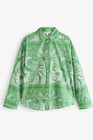 Next Langærmet 100% Bomuld Relaxed Lightweight Skjorter44