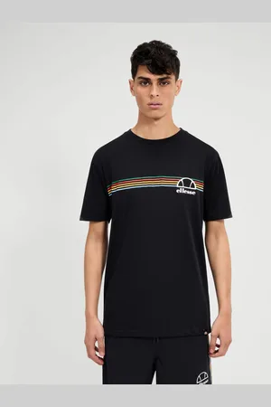 Ellesse Mens 100% Cotton Lental Black T-Shirt2X-Large