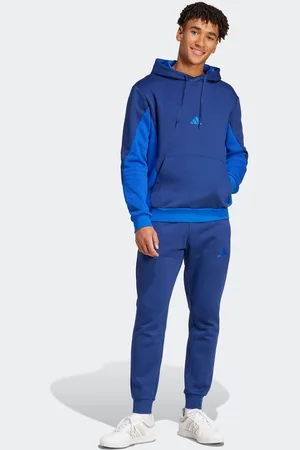 adidas Sportswear Fleece Colorblock Med hætte JoggingsætM Reg